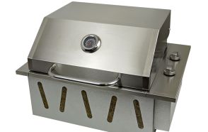 Churrasqueira Grill Gás C/tampa + Grelha Argentina Itanova Cor Inox GR2 PLUS